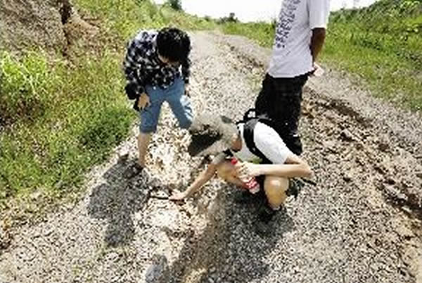 �����ڻ�����ʯ��Ѱ�һ�ʯ���ڵĺۼ�