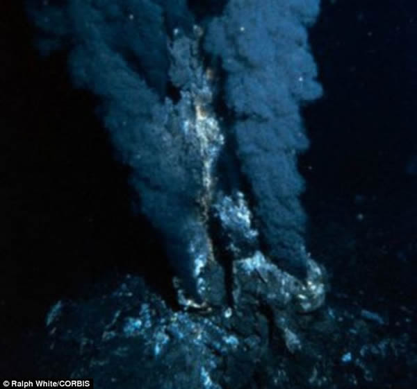 地球上的生命或起源于海底火山口