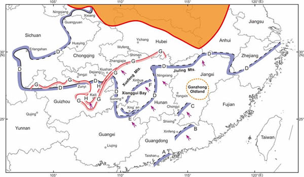 ��ɽ-����ɽ�����Զ����غ������ӵ�̨�����˶������̧���뻪�Ĺ�½����չ