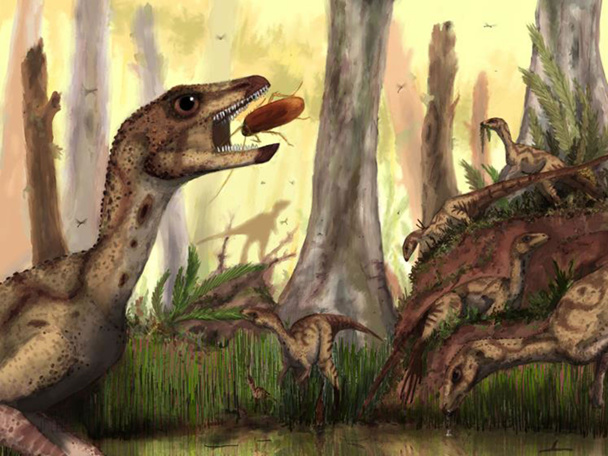 ί��������������(Laquintasaura venezuelae)��ԭͼ