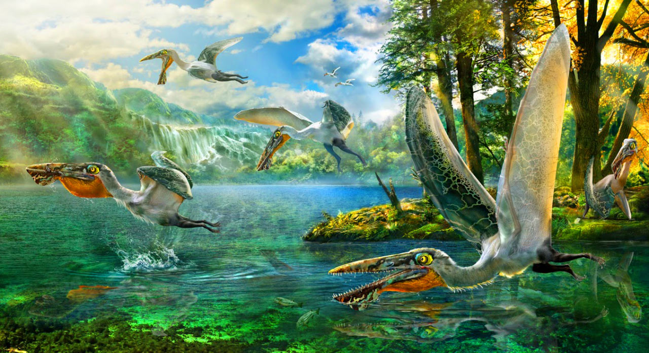 ������������������Ikrandraco avatar gen. et sp. nov.����̬��ԭͼ