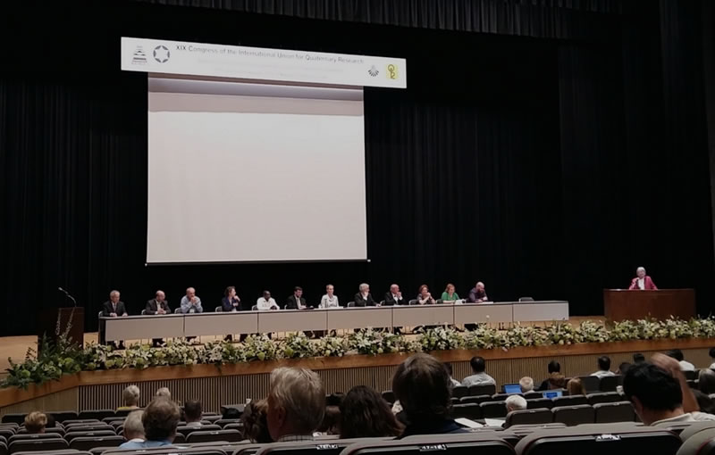 第19届国际第四纪研究联合大会在日本名古屋国际会议中心举行 化石网