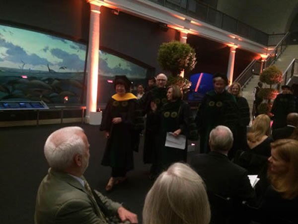 张弥曼院士荣获美国自然历史博物馆研究生院荣誉博士学位