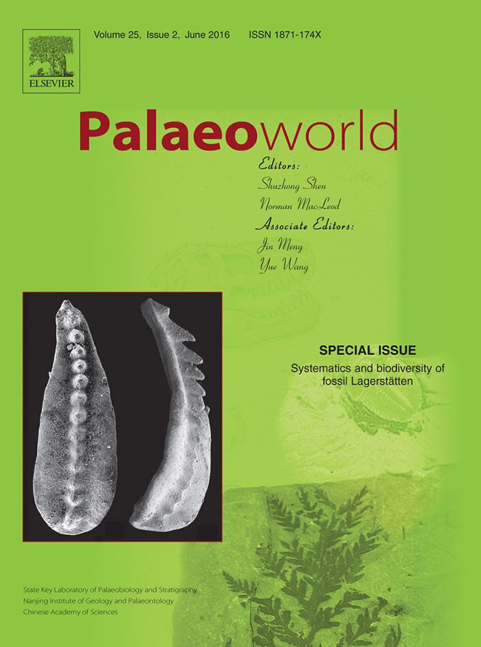 ����ʯ���ϵͳѧ����������ԡ�����ר���ڹ��ʿ���Palaeoworld��־��ʽ����