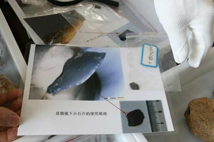 ��΢����СʯƬʹ�úۼ�