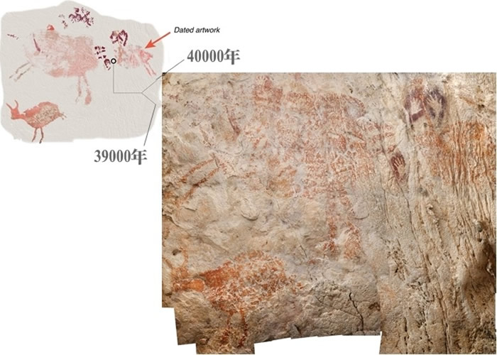 是次发现的洞穴壁画和手印历史悠久。