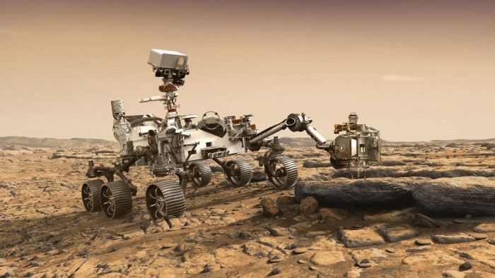 NASA��Mars 2020���ڻ���չ����ʯ��Ѱ�ж�