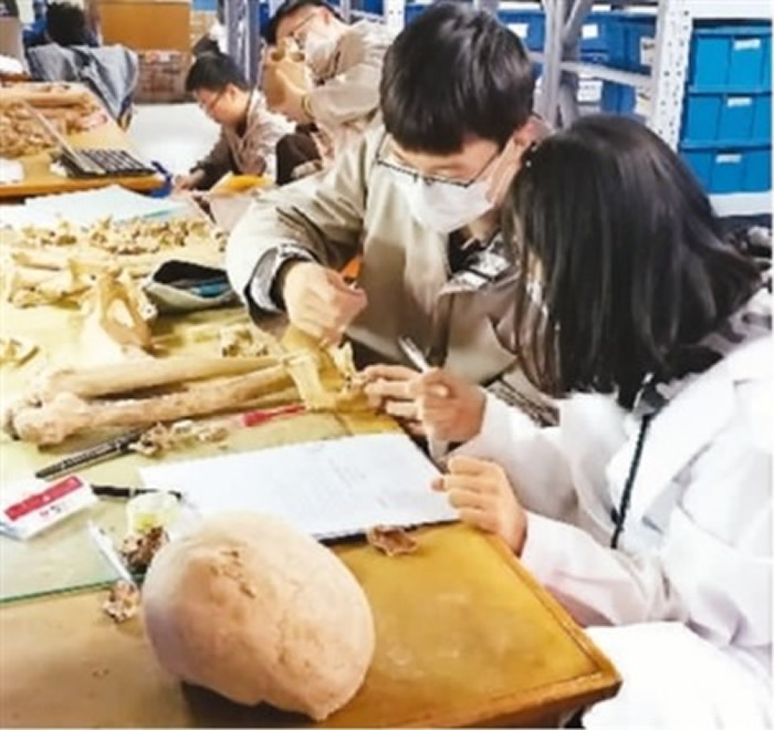 北京大学考古文博学院创建了系统完整的中国考古学科教研体系，被誉为“中国考古学家的摇篮”；在田野考古学、考古年代学等研究领域处于领先地位。图为北大考古文博学院何嘉