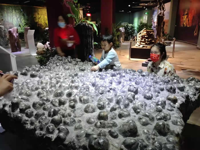 过大年到广州花都石头记矿物园赏宝石看化石