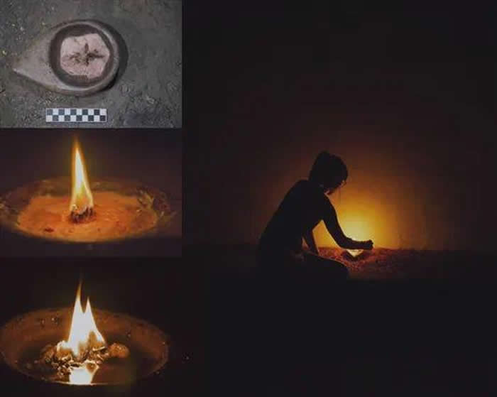 ��ʯ��ʱ���ڰ���Ѩ�е�ԭʼ����δ���������̾Ϊ��ֹ�ıڻ�