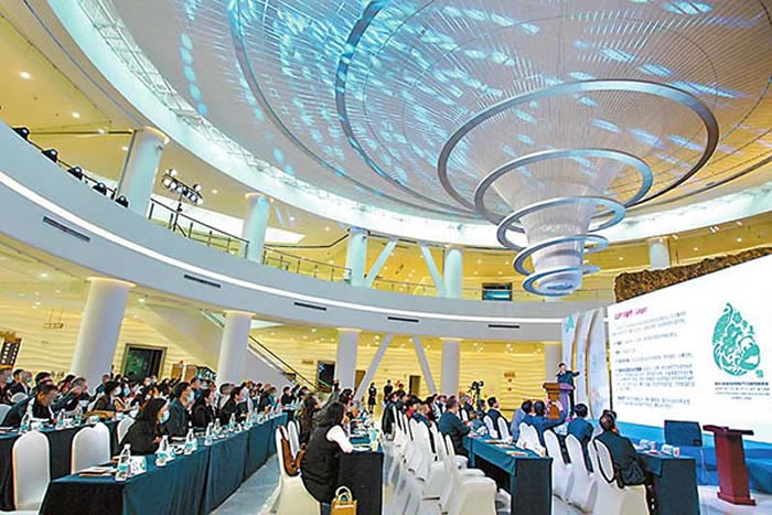 2020��10��29�գ��ڳν����е������Ų��������ˣ����ϣ������ߡ���������Ե�֧�㡪�������Ų������벩���չʾ��������̳�ϣ�����ʡ��̬������һ��Ѳ��Ա��������