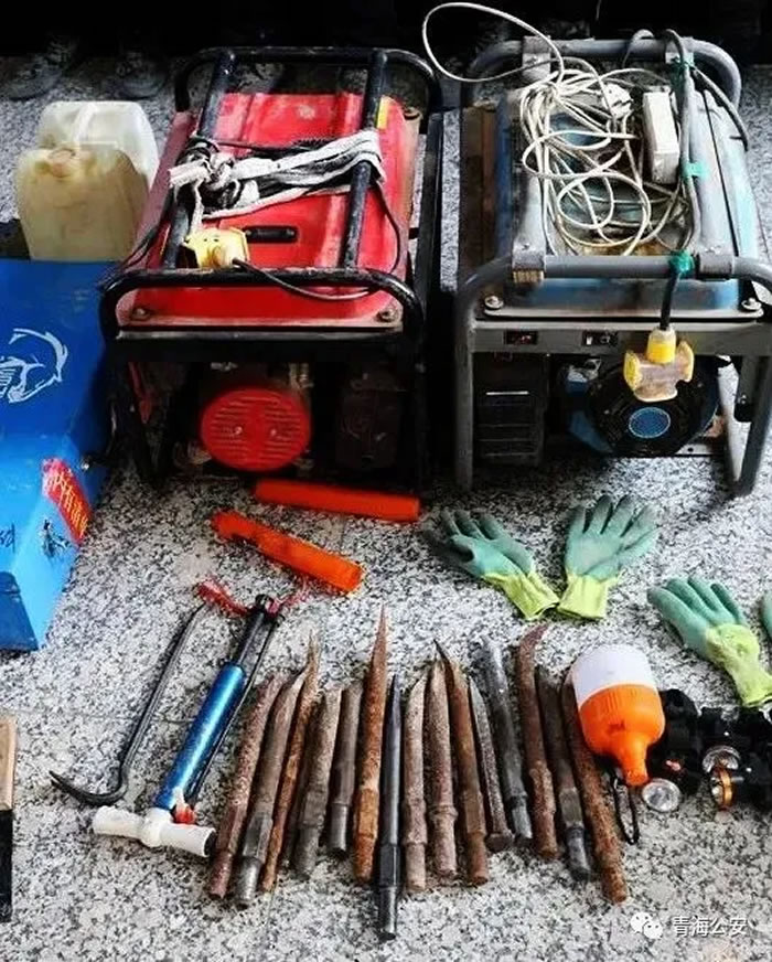 青海警方打掉一个盗掘古脊椎动物化石犯罪团伙