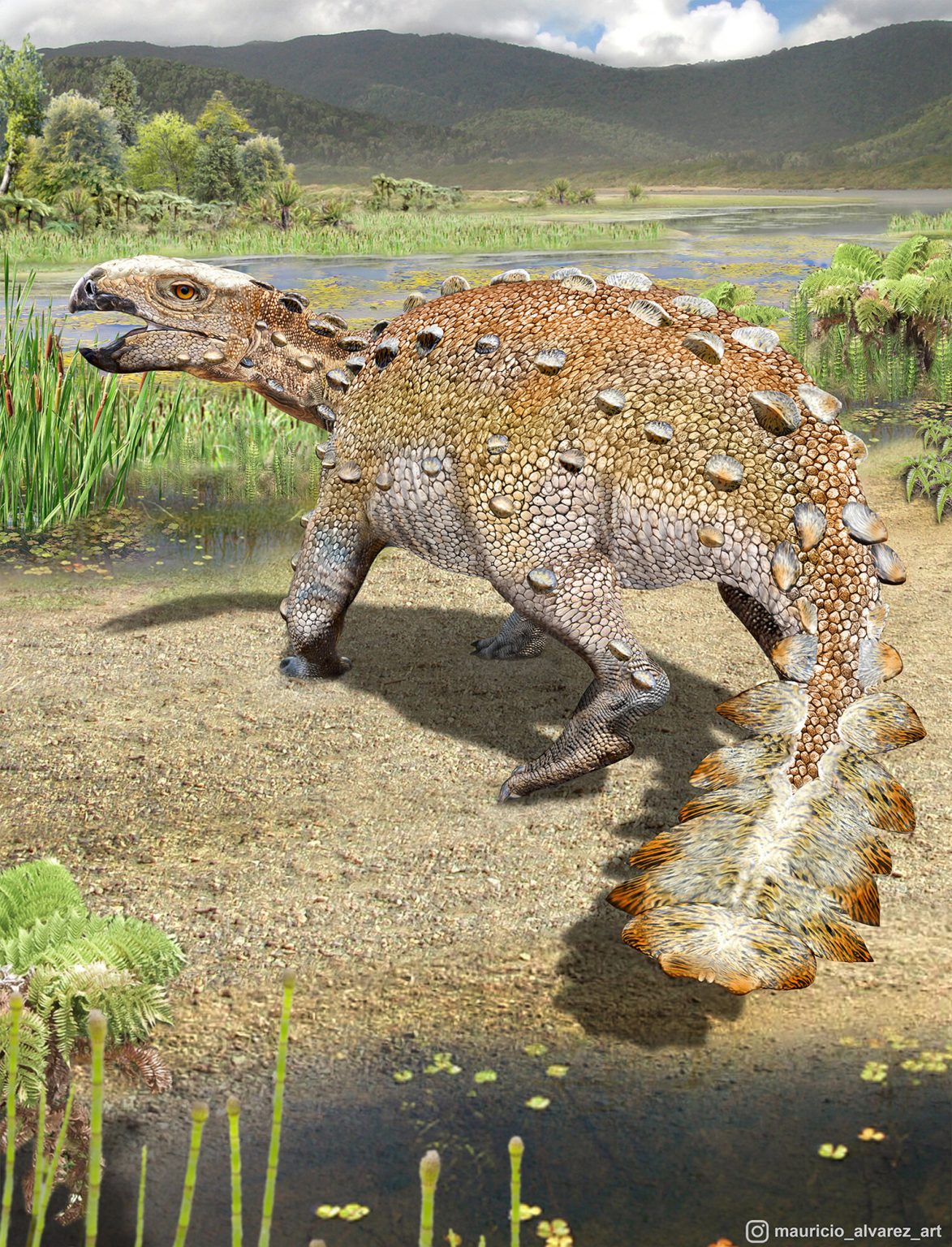 智利发现生活在7000多万年前白垩纪晚期的恐龙新物种 尾巴独特且攻击力强