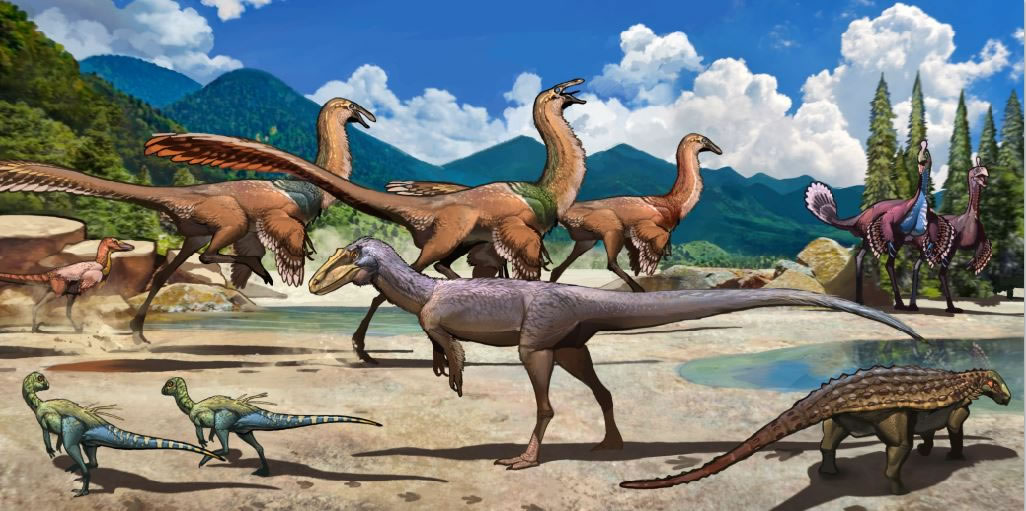 《白垩纪研究》：辽宁阜新盆地发现高度多样化的早白垩世晚期恐龙动物群