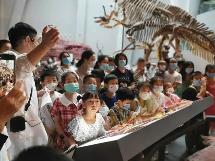 重庆自然博物馆端午假期受追捧