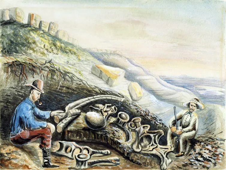 美国古生物学家爱德华·柯普与奥塞内尔·马什：一场旷日持久的“化石大战”