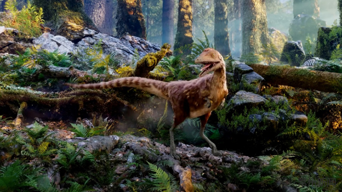 中华龙鸟化石复原影像NFT全球公益首发