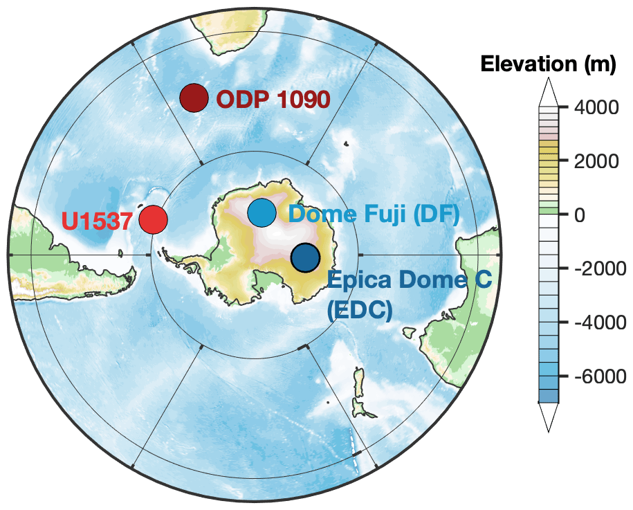 海洋尘埃识别出南美洲附近150万年前最古老的冰