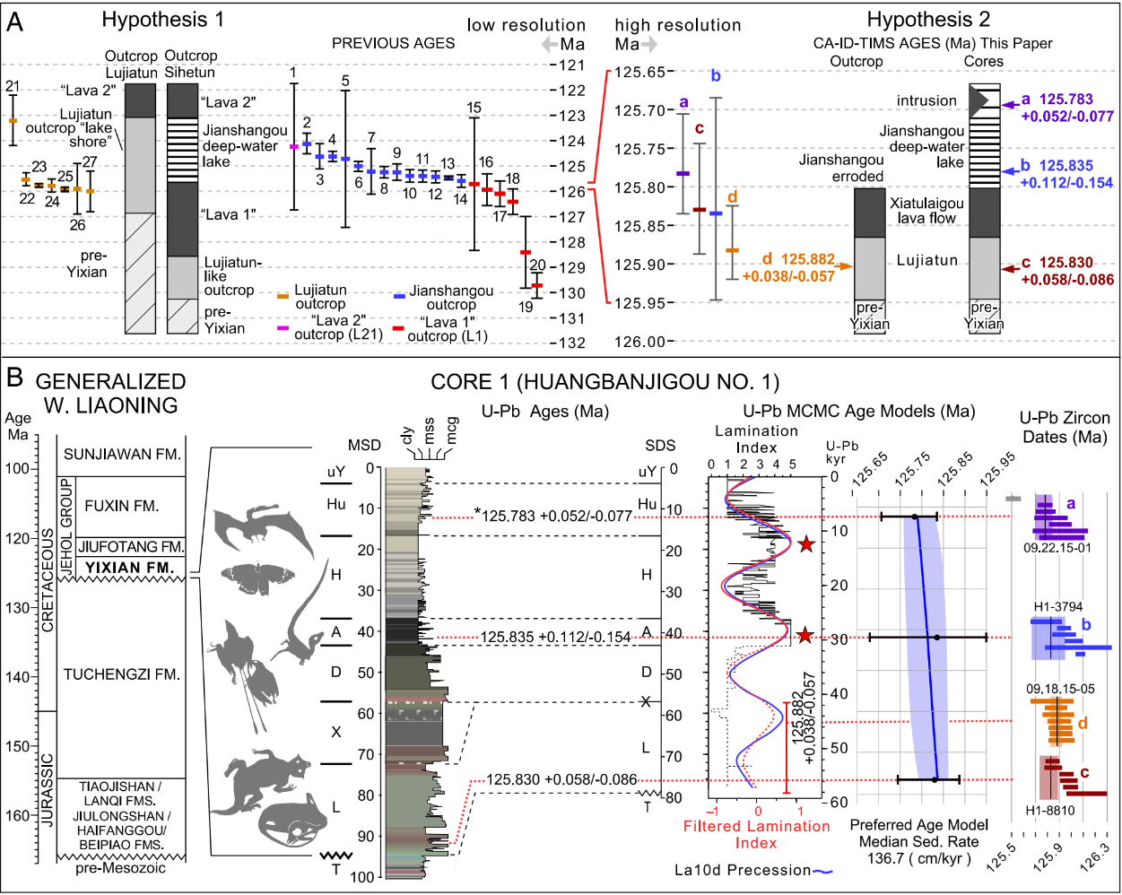 高精度年代学和沉积学揭示白垩纪热河生物群化石特异埋藏原因