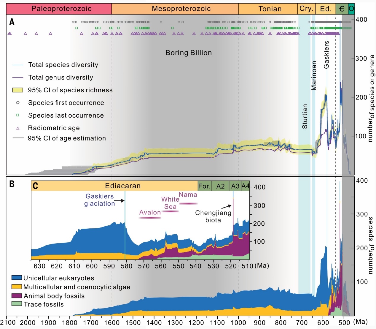 大数据定量揭示地球复杂生命早期演化的奥秘