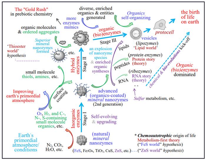 深圳大学学者提出地球生命起源的纳米酶假说